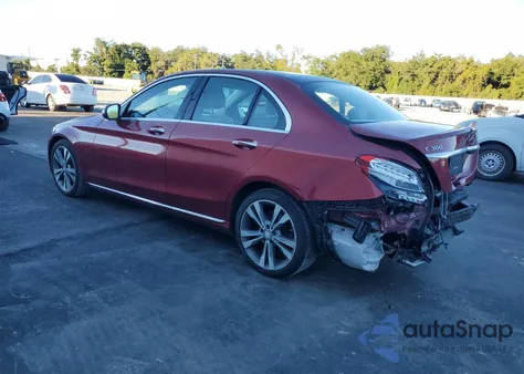 2017 Mercedes-Benz C 300 from USA, damaged, VIN 55SWF4JB9HU187265